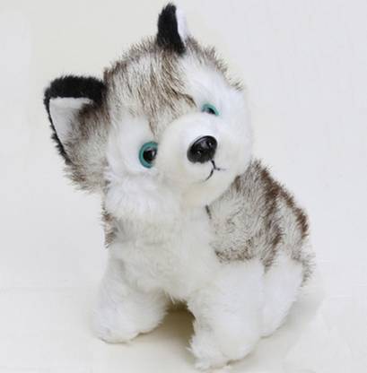 TY Siberian Husky Imported Plush Soft Toy  - 20 cm