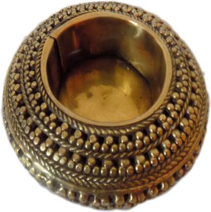 Blupetal Brass Antique ashtray | Ash tray Gold Brass Ashtray
