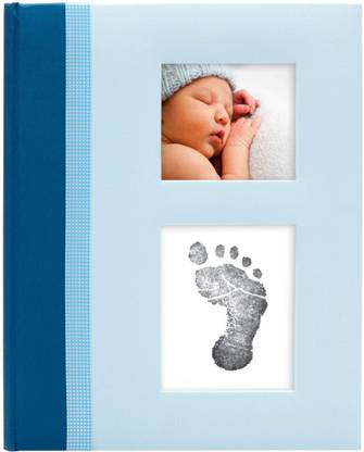 Pearhead Classic baby book blue Memory Book