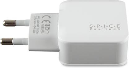 Spice Positech Dual USB Port Wall Charger Worldwide Adaptor