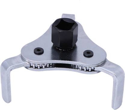 Digital Craft Car Auto Oil Filter Wrench 3 Jaw Two Ways Universal Adjustable Spanner Removal Tool Universal for Auto Repair Tools Mega Single Sided Speciality