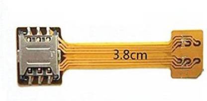 M-Alive Hybrid SIM Slot Adapter, Avails You To Run 2 SIM And Micro SD Card, All At A Time (Nano to Nano Sim Slot) Sim Adapter (Plastic) Sim Adapter