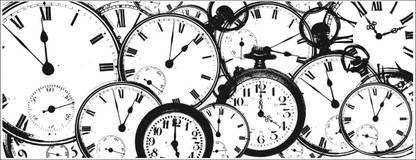 Kaisercraft Timeless Clear Stamps 2"X5"- Tic Toc