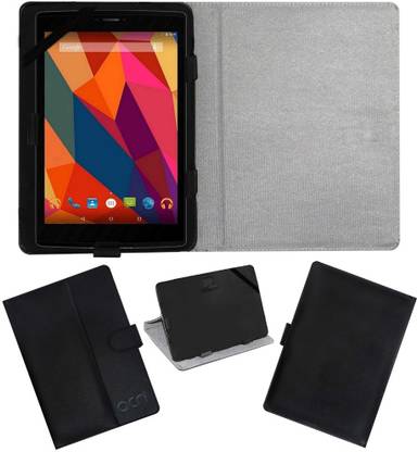 ACM Book Cover for Micromax Canvas Tab P681 Leather Flip Case