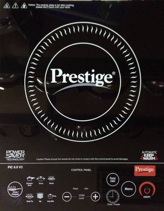 Prestige 2000 W Induction Cooktop Touch Panel
