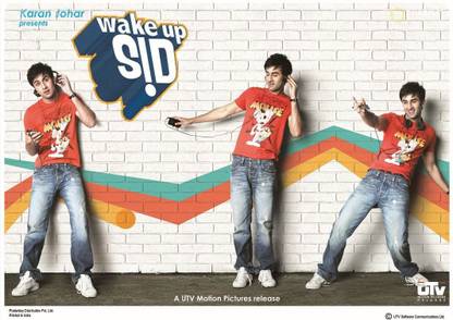 AND 'Wake Up Sid - Red' Wall Poster 13*19 inches Matte Finish Paper Print