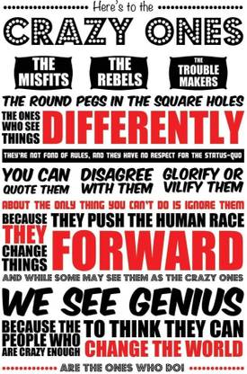 PW Motivational for room Wall Poster 13*19 inches Matte Finish Paper Print