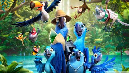 rio 2 movie 2 wall POSTER PRINT ON 36X24 INCHES Photographic Paper