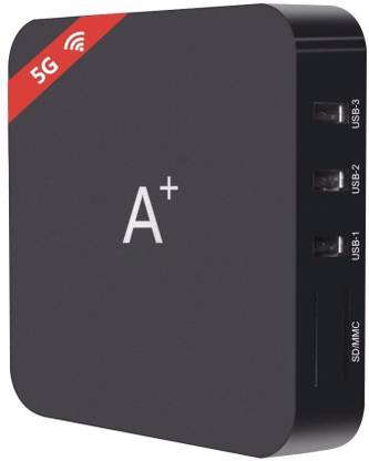 microware A+ Android 7.1 TV Box 5G 4K Full HD S905X Quad Core 2G/16G WiFi HDMI 2.0 Media Player Media Streaming Device