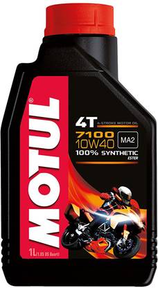 MOTUL 7100 Ester 4T Fully Synthetic 10W-40 Petrol Engine Oil for Bikes 7100 Ester 4T Fully Synthetic 10W-40 Petrol Engine Oil Synthetic Blend Engine Oil