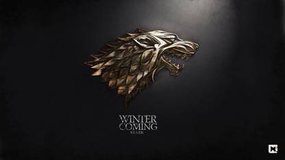 Wall Poster Game of Thrones sigils House Stark POSTER PRINT ON 13X19 INCHES 3D Poster