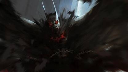 Wall Poster Batman Batman Arkham Knight Nightmare Batman POSTER PRINT ON 13X19 INCHES Paper Print