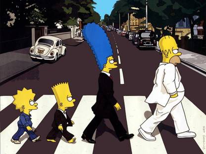 TV Show The Simpsons Lisa Simpson Bart Simpson Marge Simpson Homer Simpson HD Wall Poster POSTER PRINT ON 13X19 INCHES Paper Print