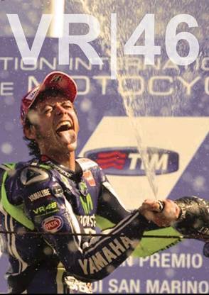 Wall Poster Valentino Rossi POSTER PRINT ON 13X19 INCHES Paper Print