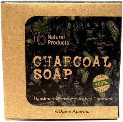 YB Natural Products Charcoal Soap