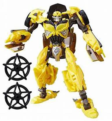 हीर Dark Addition Of Robot Transformer That Can Turn Your Car Toy For Your Child (Yellow) (HCCD ENTERPRISE)