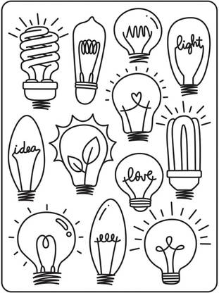 Darice Embossing Folder 4.25"X5.75" - Light Bulbs
