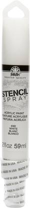 Plaid Craft Folkart Stencil Spray 2Oz - White