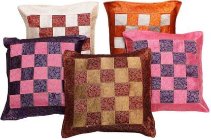Halowishes Dupion Silk Cushions Cover