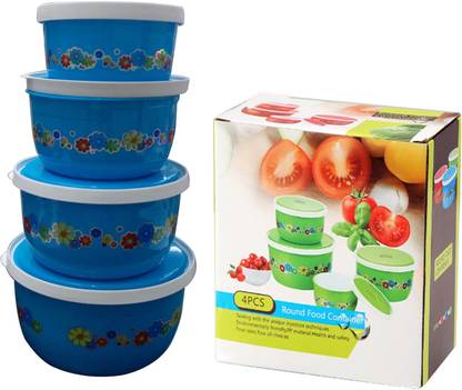 MEGALITE Plastic Storage Bowl AIRTIGHT LEAK PROOF SERVING MIXING PUDDING MULTI COLOR
