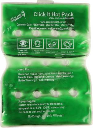 Oceanic Health Care CHP-001 Click It Hot Pack Pack