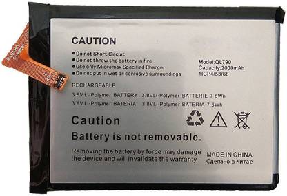 DAWN Mobile Battery For  Micromax 100% Original Battery YU Yunique YU4711 Battery For