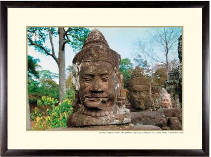 Devata,Angkor thom, Cambodia Canvas Art