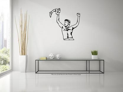 peacockirde 60 cm Ganguly Lords Winniing Moment Self Adhesive Sticker