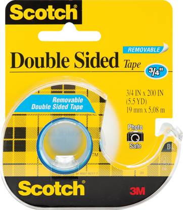 3M Scotch Removable Double Sided Tape - 0.75"X200"