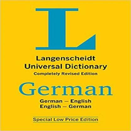 LANGENSCHEIDT UNIVERSAL DICTIONARY GERMAN