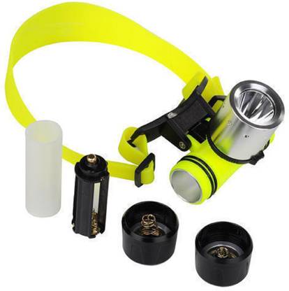 Sukot Professional Waterproof Underwater Lighting Headlight Headlamp Waterproof upto 80-100 Meter LED Headlamp