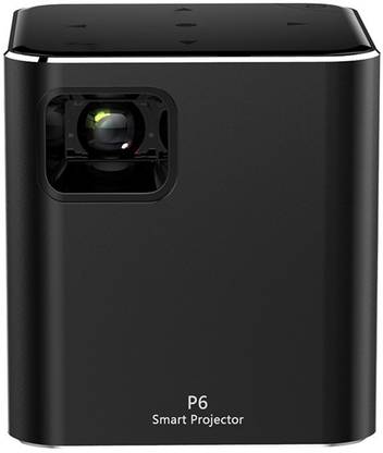 OVIO P6 80 ANSI Mobile Mini Pico Projector, DLP Technology, Support 1080P HD 120" Display, WiFi Airplay Miracast Wireless Connectivity, Touch Panel Control 80 lm DLP 80 lm DLP Corded & Cordless Mobiles Portable Projector