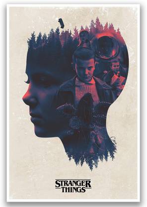 Stranger Things TV Series Poster fan art Print Wall Decor Poster Photographic Paper