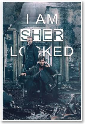 Sherlock Holmes Poster BBC TV Series Season 4 - Sherlock Quote Poster Wall Décor Poster Photographic Paper