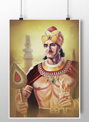 Legendary King Ashoka Fine Art Print