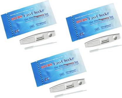 Hicks Easy Check - Pregnanacy Test Card (Premium) One Step Pregnancy (HCG) Test Cassette/Card Pregnancy Test Kit