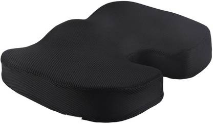 MEDITIVE Coccyx Memory Foam soft Seat Cushion for sciatica, tailbone, coccyx, back pain relief and Orthopedic Back / Lumbar Support