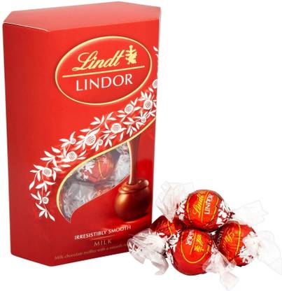 LINDT Lindor - Exotic Milk Truffles Chocolate Gift Box Truffles