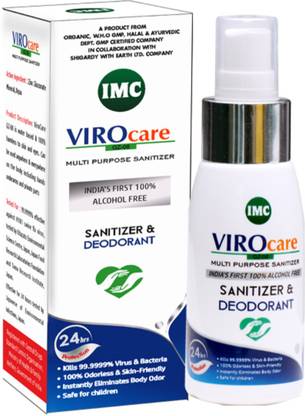 IMC Viro Care ( Alcohol Free Sanitizer & Deodorant ) Hand Sanitizer Bottle