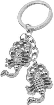 faynci Scorpion two Scorpio Zodiac Sign Keychain  Key Chain