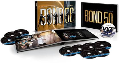 007: Bond 50th Anniversary Edition - 23 Movies Collection - Dr. No + From Russia with Love + Goldfinger + Thunderball + You Only Live Twice + On Her ... Quantum of Solace + Skyfall (23-Disc Box Set)