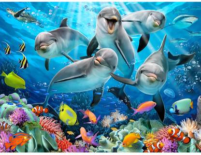 Prime 3D Howard Robinson Dolphin Delight Super 3D Puzzle