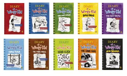 Diary of a Wimpy Kid Collection ( Set of 10 Books - Book 1 to 10)