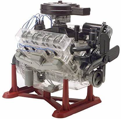Generic 85-8883 1/4 Visible V-8 Engine Plastic Model Kit, 12-Inch