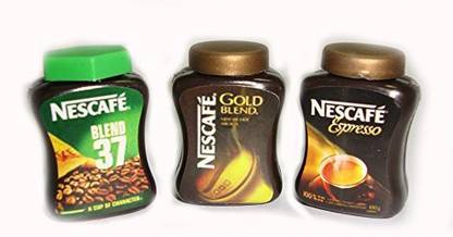 Generic Nescafe Coffee Espresso Blend37 Gold Blend 3Pcs/Set Dollhouse Miniature Collectables Fridge Magnet