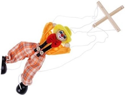 YUANZHOU 2pcs Marionettes Pull String Puppet Toy Marionette String Puppet Doll Interactive Toys For Birthdays Gift