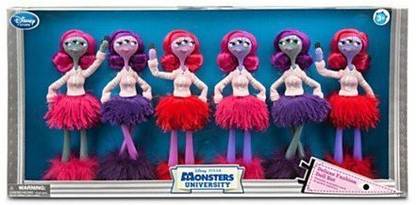 Monsters University Pnk Python Nu Kappa House Complete 11 Fashion Doll Set By