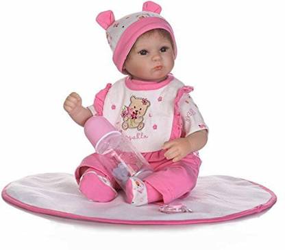 Generic Herin Reborn Baby Doll With Magnetic Pacifier, Lifelike Soft Vinyl Newborn Toddlers Dolls 16 In 42 Cm Cute Simulation Play House