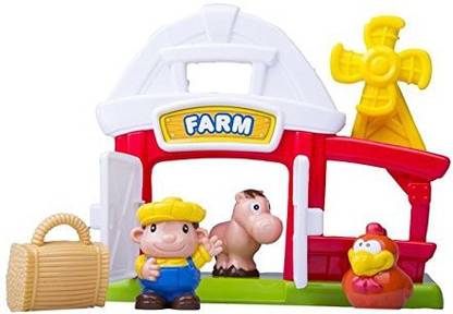 Keenway Toy Farm House Red Barn Mega Play Set