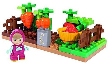 Masha And The Bear Bear Building Blocks House Set Construction Lego